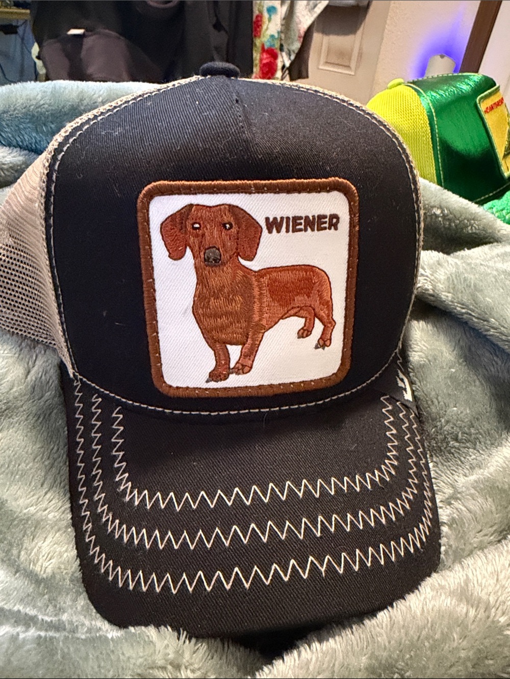 Wiener Dog Patch Trucker Goorin bros